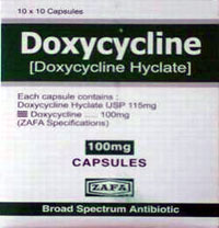 does doxycycline treat acne