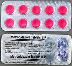 barbiturates and flagyl